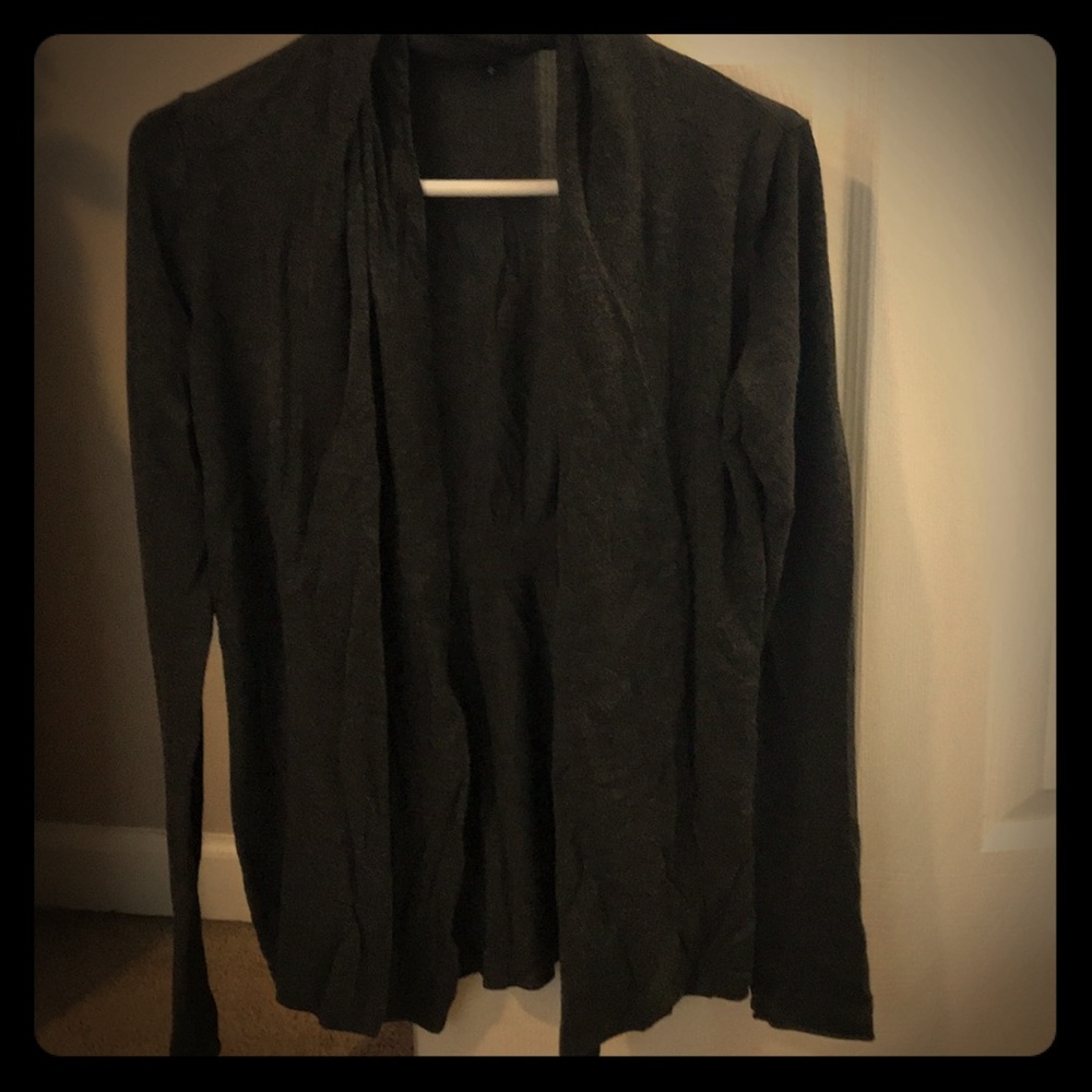 Grey cardigan
